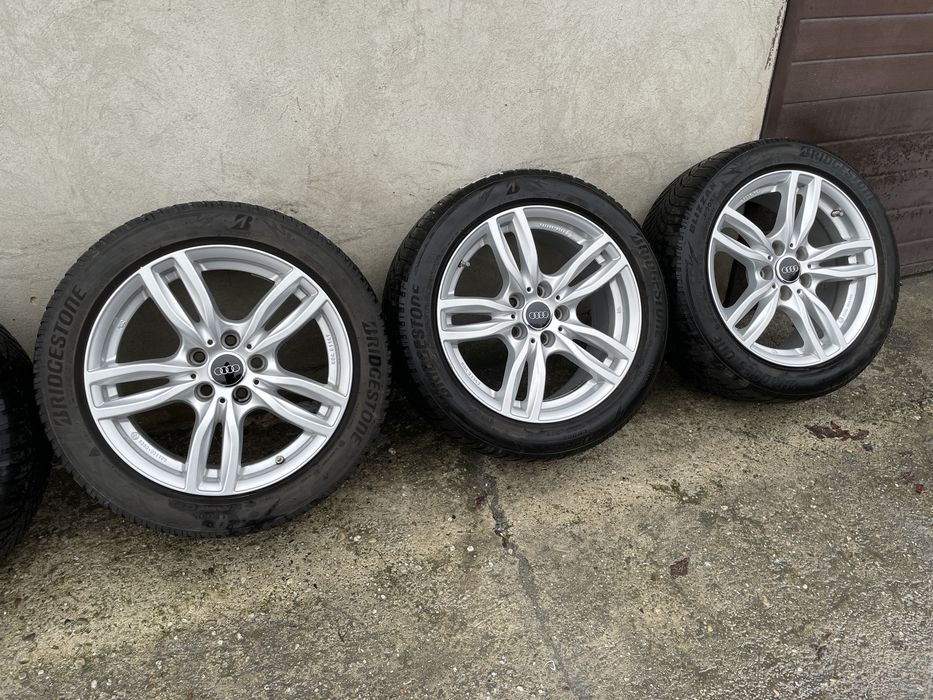 (161) Koła, Felgi 5x112 17” Germany, Audi, Bridgestone