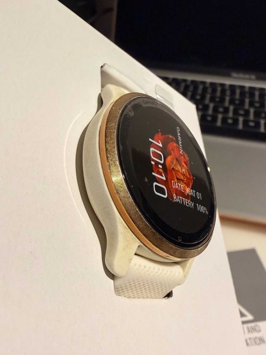 Garmin Venu 2S (Rose Gold / White)