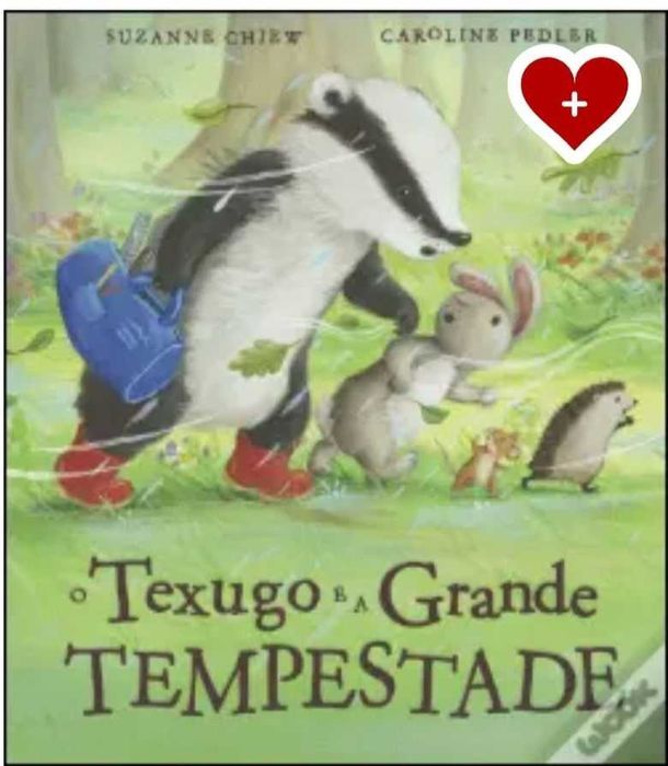 Livro novo " o Texugo e a Grande tempestade