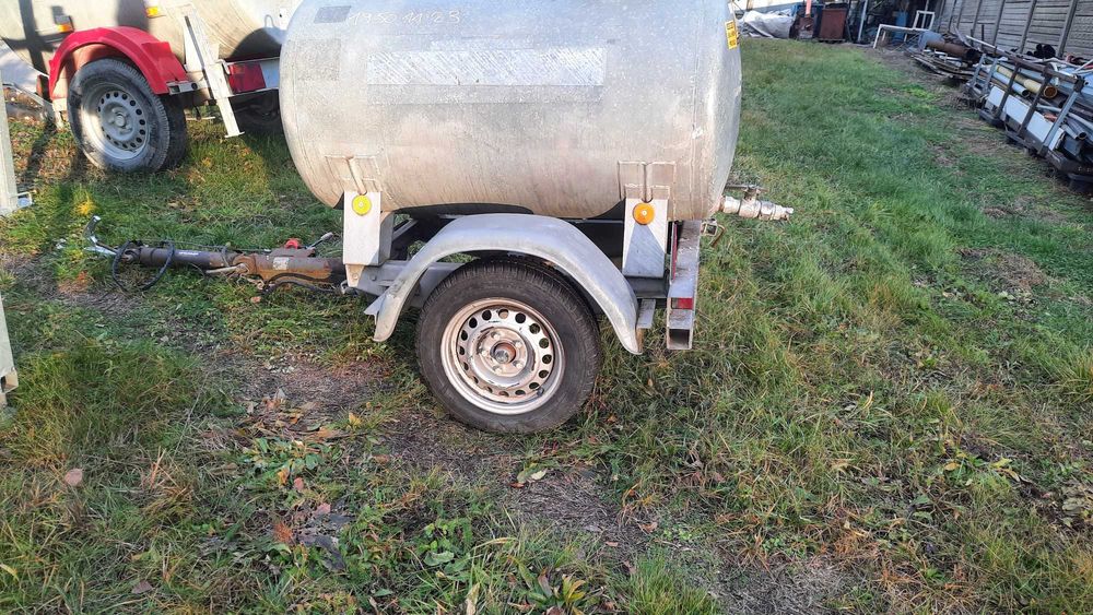 Beczkowóz, Beczka na wodę Mauzer 500 litrów, DMC 750 kg.