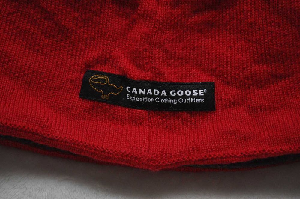 czapka Canada Goose 100% wełna merino