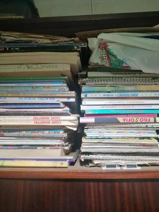Doação de Livros escolares anos 90