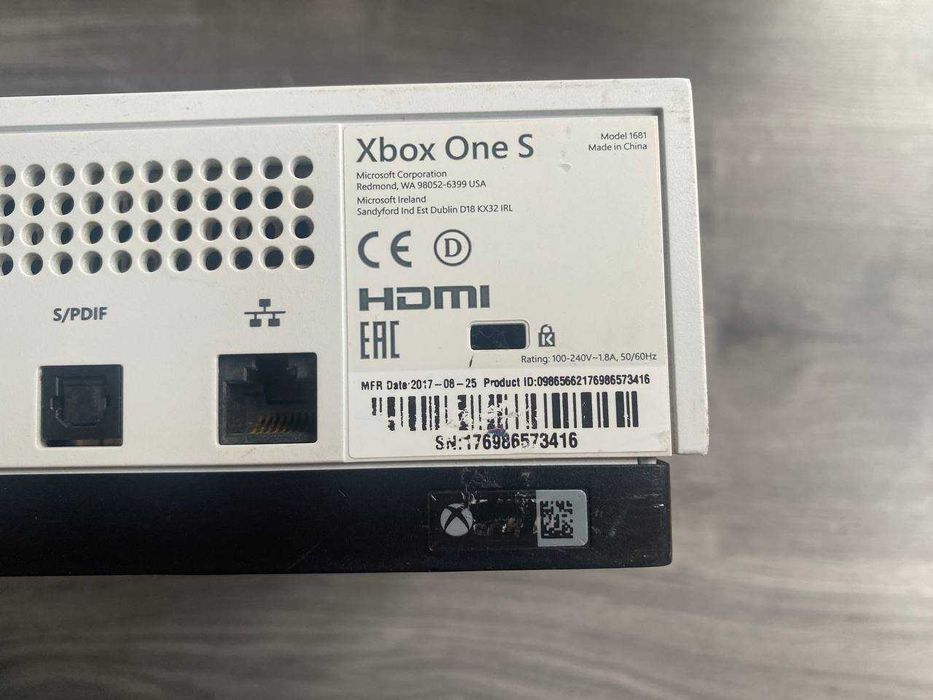Microsoft Xbox One S Model 1681 по запчастинам.: 500 грн. - Приставки ...