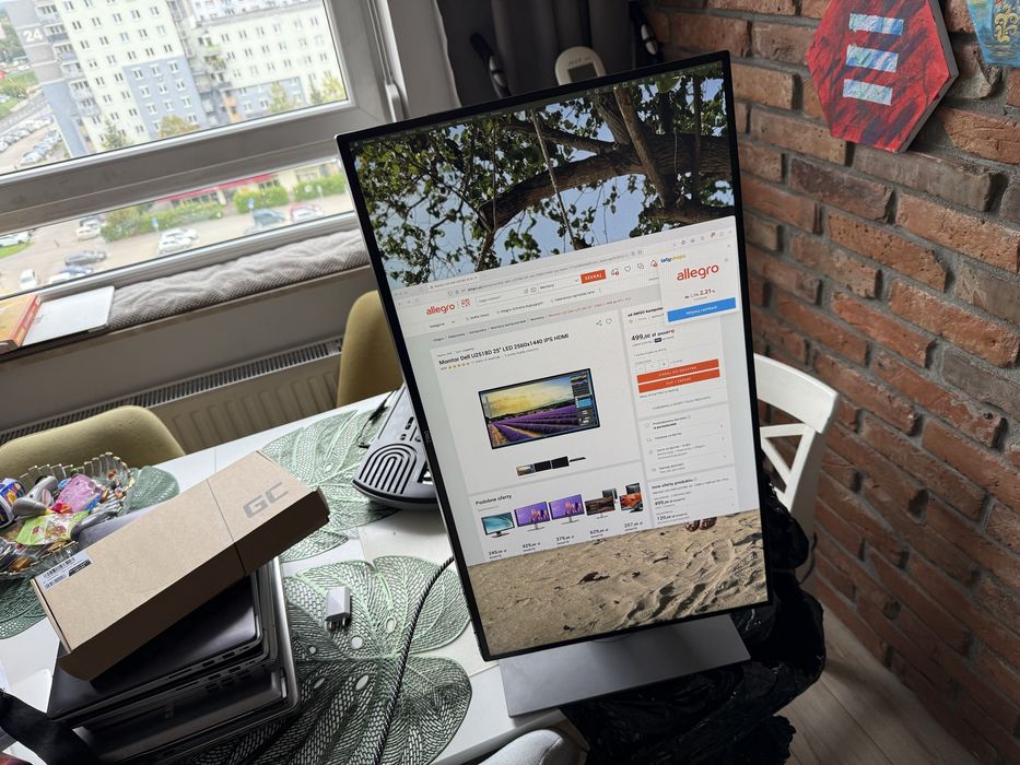 Monitor obracany DELL U2518D 25 cali