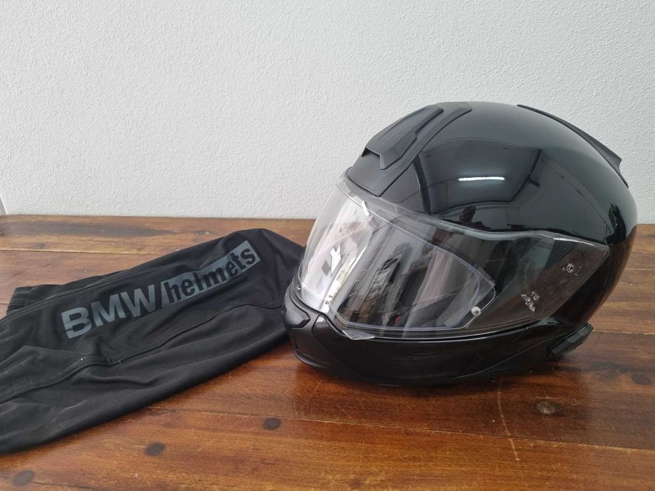 Capacetes BMW com coluna e microfone