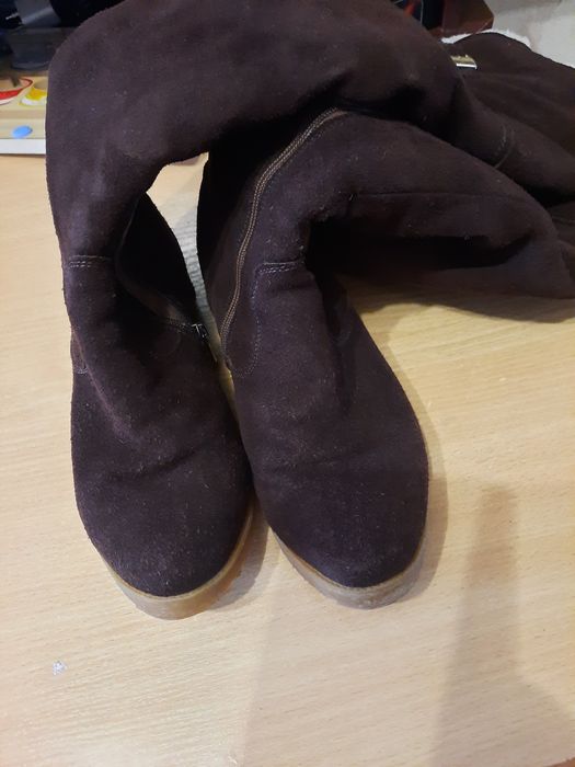 Ботфорти замшеві