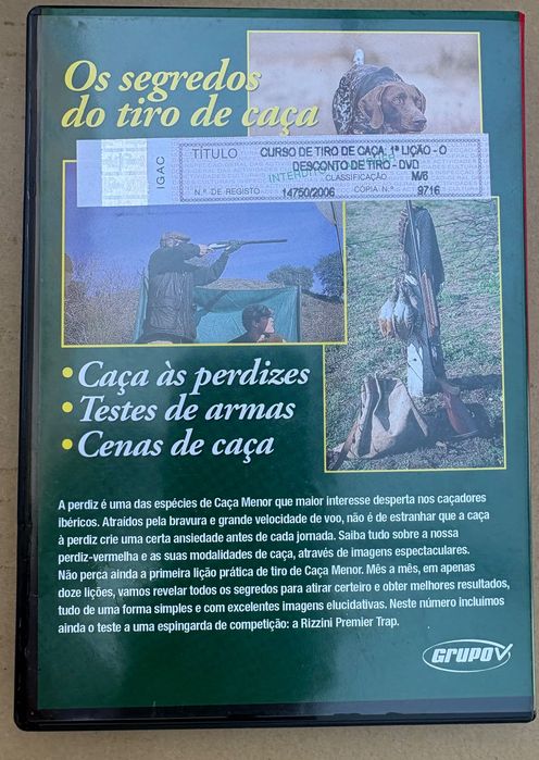 DVD Caça e Cães de Caça