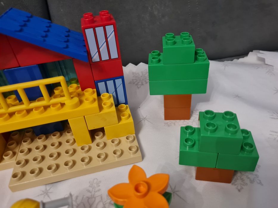 Dźwig I betoniarka  Bob budowniczy 3597 Lego duplo unikat