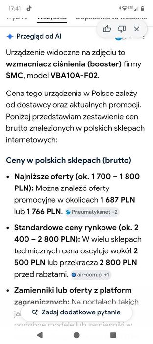 Zawór wzmacniania ciśnienia