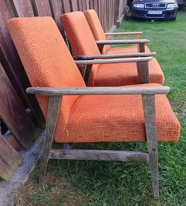 Fotele retro PRL