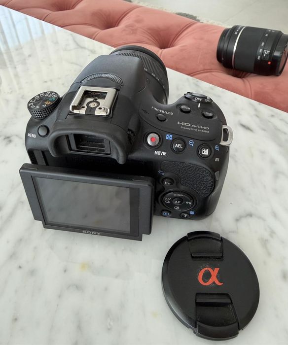 Kit Fotografia: Máquina Sony Alpha a58 + 2 Lentes (18-55 e 55-200)