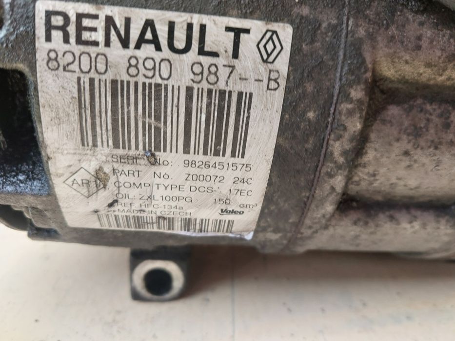 Компресор кондиціонера 1.5,1.9,2.0 DCI Renault K9K,M9R,F9Q