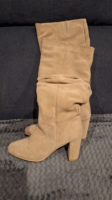 Kozaki zamszowe nowe