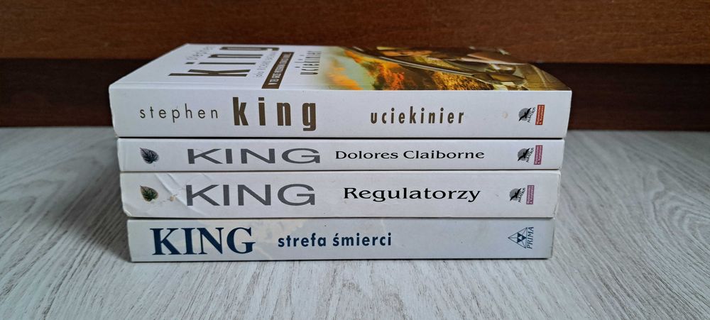 4 Stephen King Uciekinier Strefa śmierci Dolores Claiborne Regulatorzy
