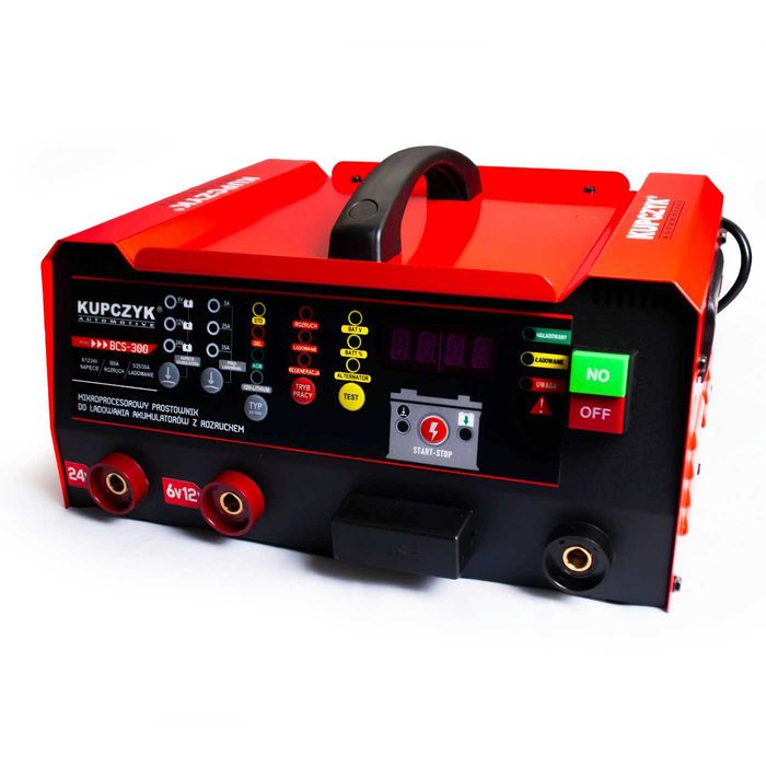 Prostownik z rozruchem mikropocesorowy 6V 12V 24V WET MF EFB GEL AGM