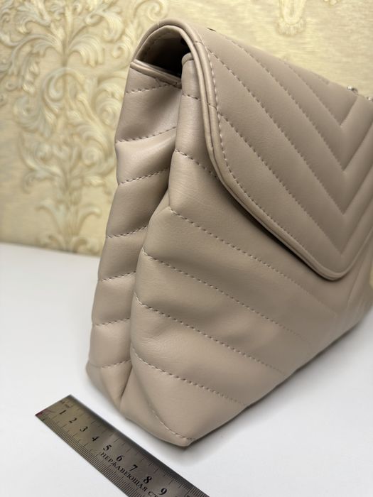 Бежева жіноча сумка кросс-боді (cross-body) — нова