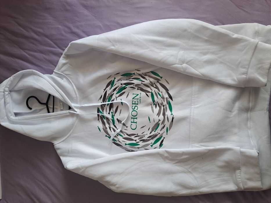 Біла толстовка "Chosen"