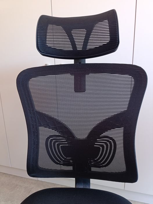 Cadeira escritório ergonomica Noble tecido transpirável