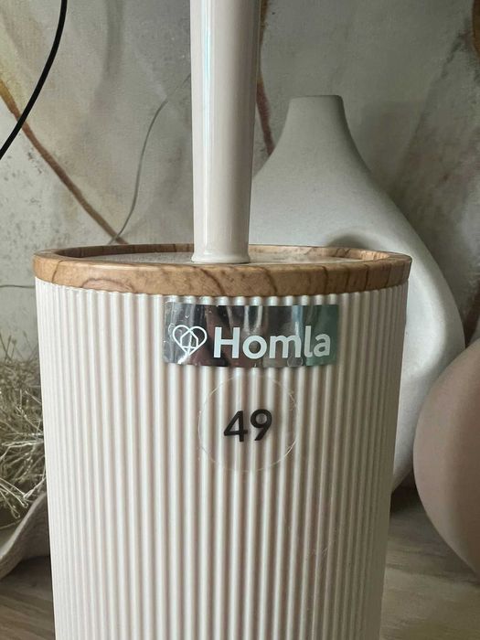 Szczotka do WC DIALL beżowo-różowa 10,5x10,5x33,5 cm HOMLA