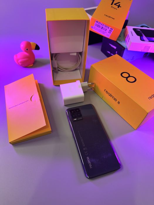 realme 8/128ГБ повний комплект європейська версія
