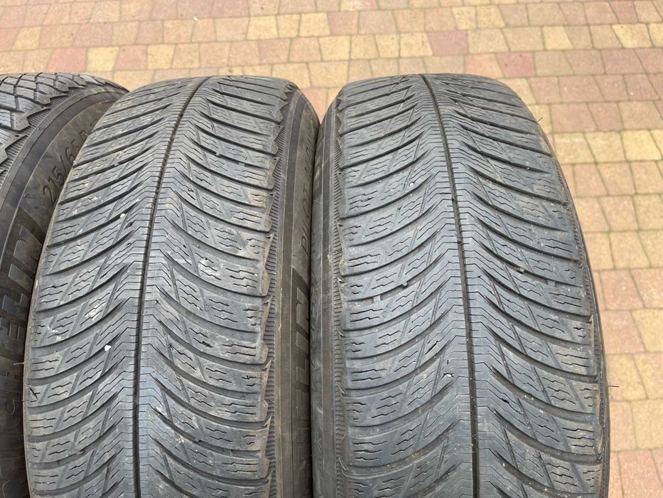 3603. Opony zimowe 215/65/17 Michelin 5mm 2022r cena za 2szt