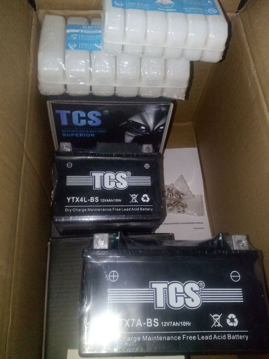 Аккумулятор на мотоцикл и скутер НОВЫЕ