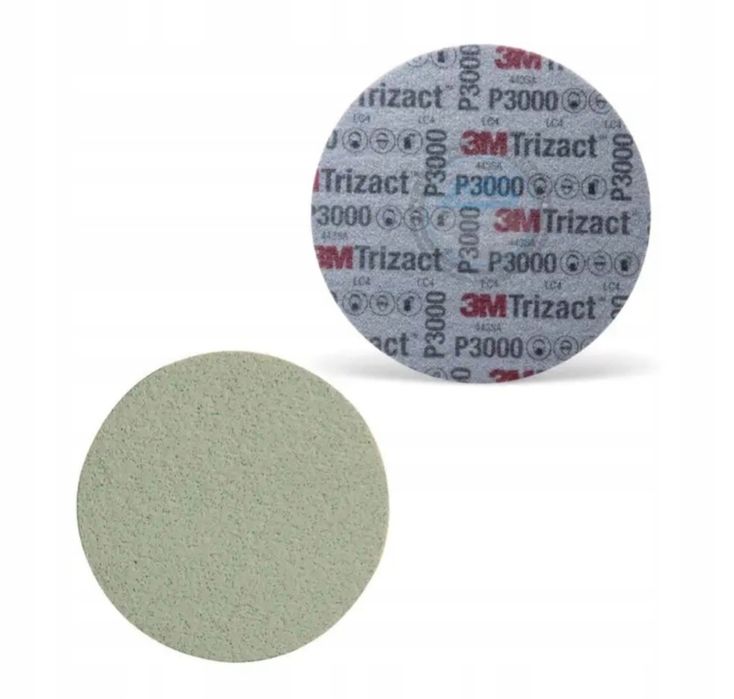 10szt Nowych krążków Trizact P3000 mocowanie Hookit