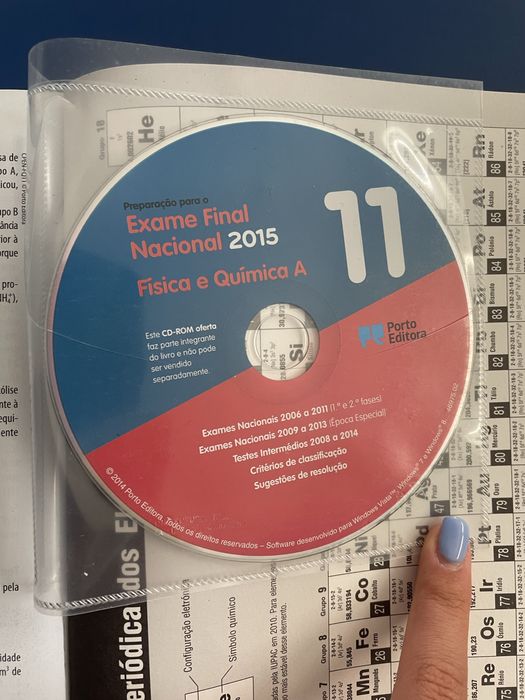 Livro Preparação para o Exame Nacional de Físico Química A 11 ano