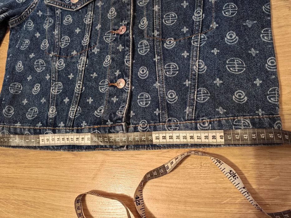 Nowa kurtka jeansowa granatowa Cropp