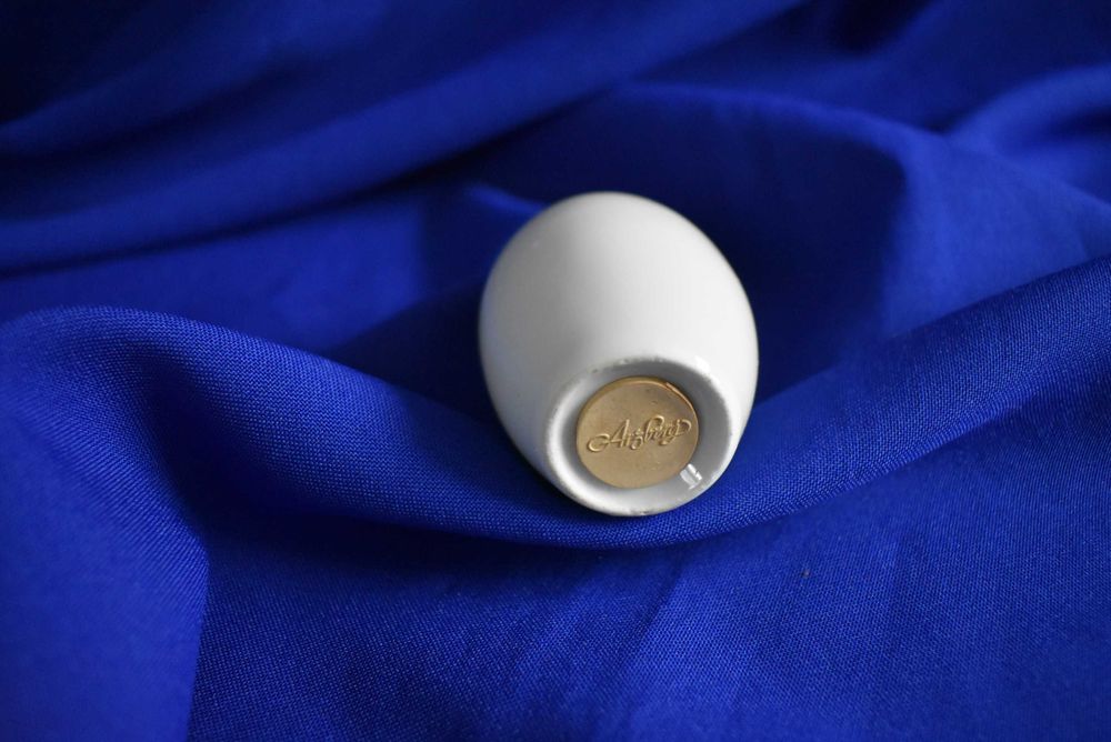 Solniczka Arzberg z perłowym paskiem i złotem