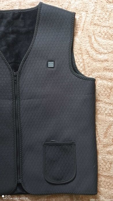 Kamizelka Bezrękawnik Czarny S/M bez podgrzewania