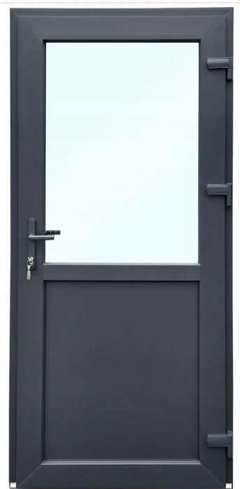 Drzwi sklepowe PCV zewnętrzne wewnętrzne garaż dom