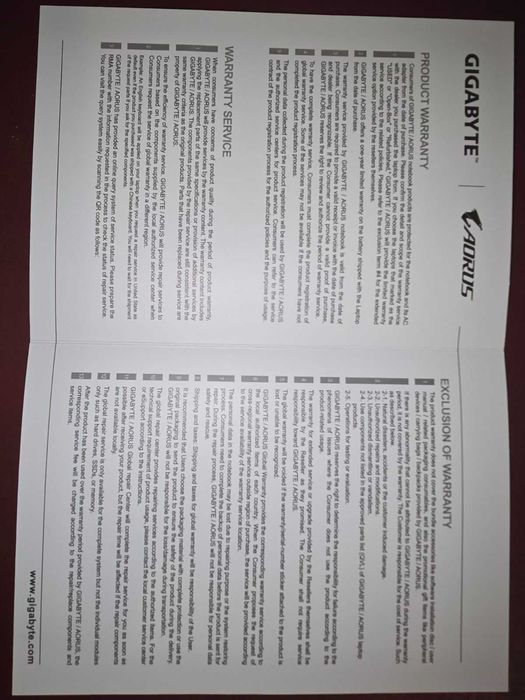 Ноутбук Gigabyte G7 KF i5-12500H/16GB/512 RTX4060