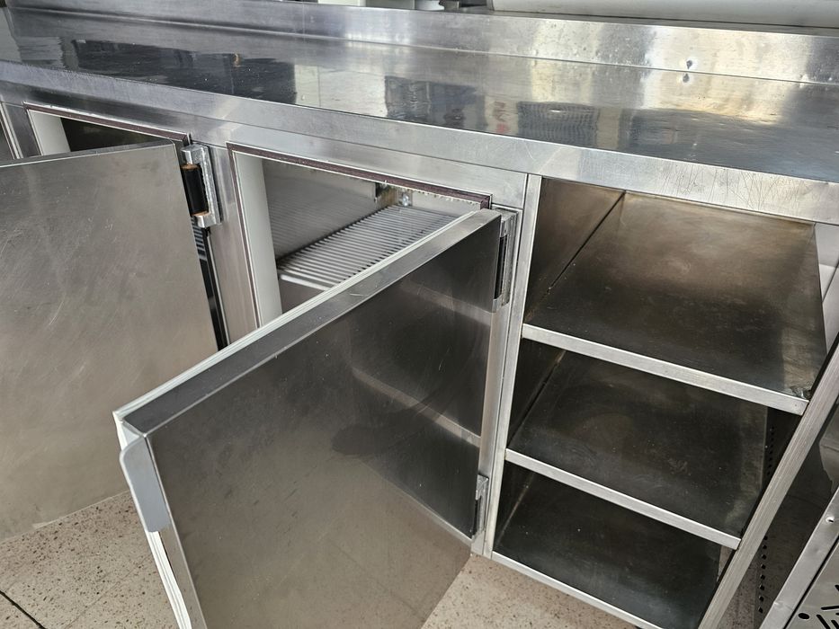 Bancada de inox refrigerada