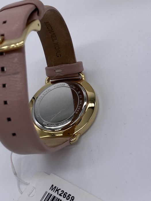 Oryginalny Zegarek damski Michael Kors MK2659 Złoty różowy pasek