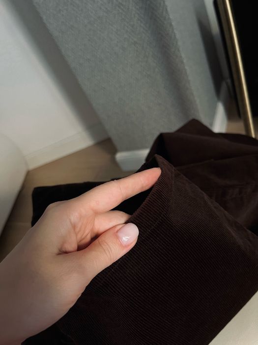 Loro Piana Оригінал шоколадні вельветові брюки