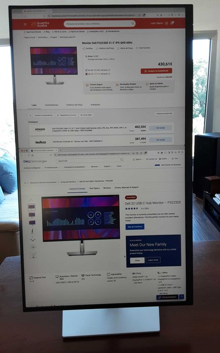 Monitor Dell P3223DE COMO NOVO - Garantia transmissível até 2029-12