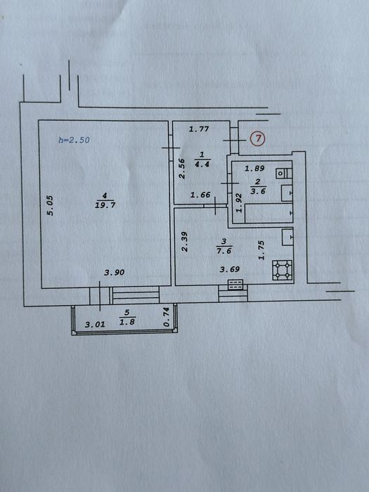 Продам 1-к квартиру Кролевець