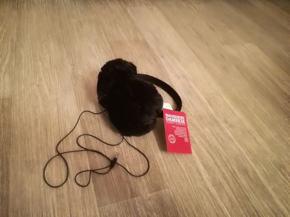 Nauszniki damskie+słuchawki