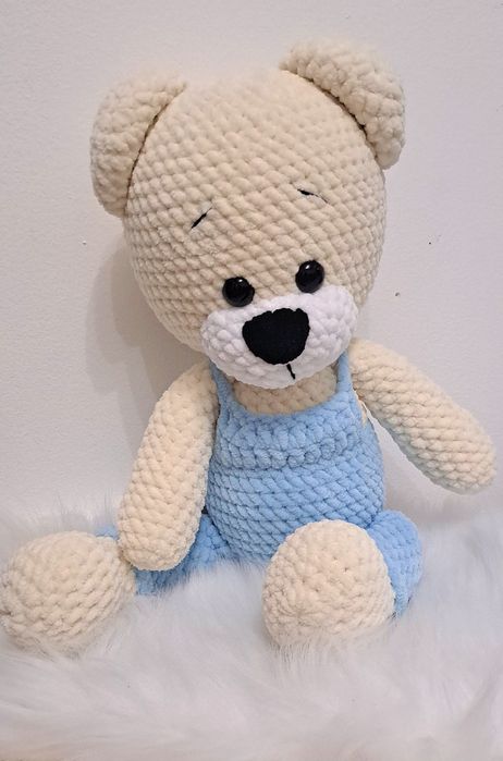 Miś handmade rękodzieło prezent dla dziecka