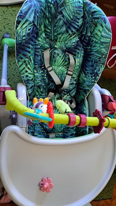 Стільчик- шезлонг Chicco Polly2Stars з дугою