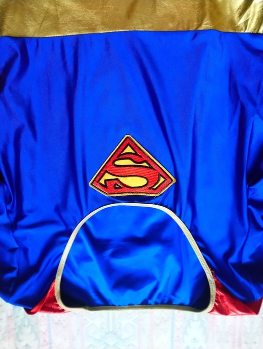 Карнавальна сукня Супер дівчина Super girl M /L розмір з накидкою