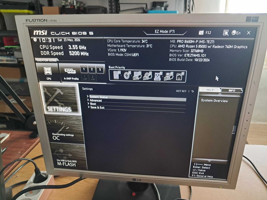 Motherboard MSI PRO B650M-P (AM5)