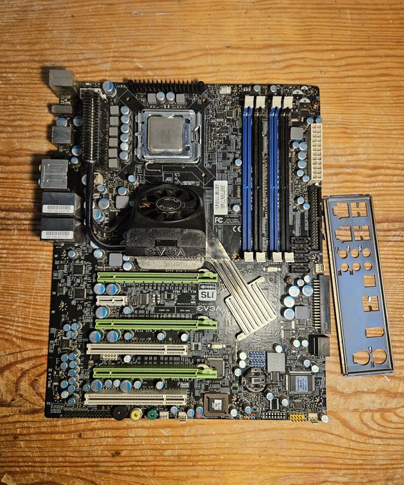Płyta główna nforce Evga 780i USZKODZONA core 2 quad q6600