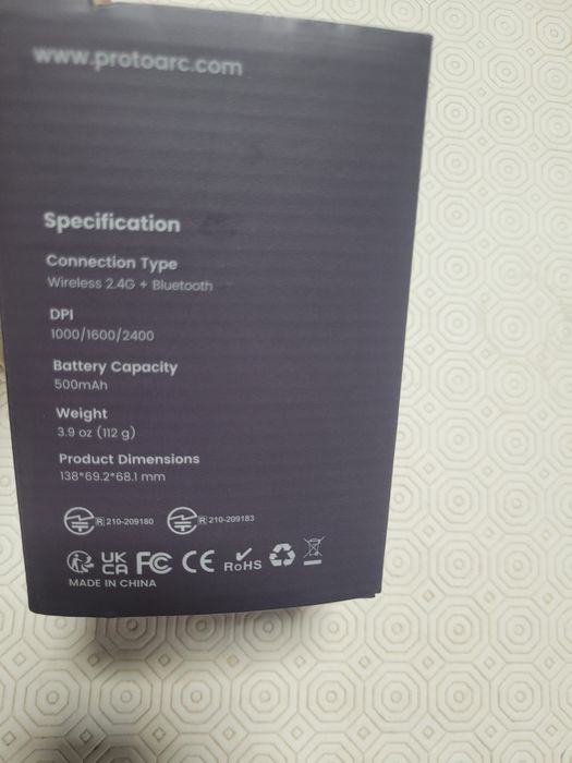 ProtoArc EM11 NL Mouse64586211893507121