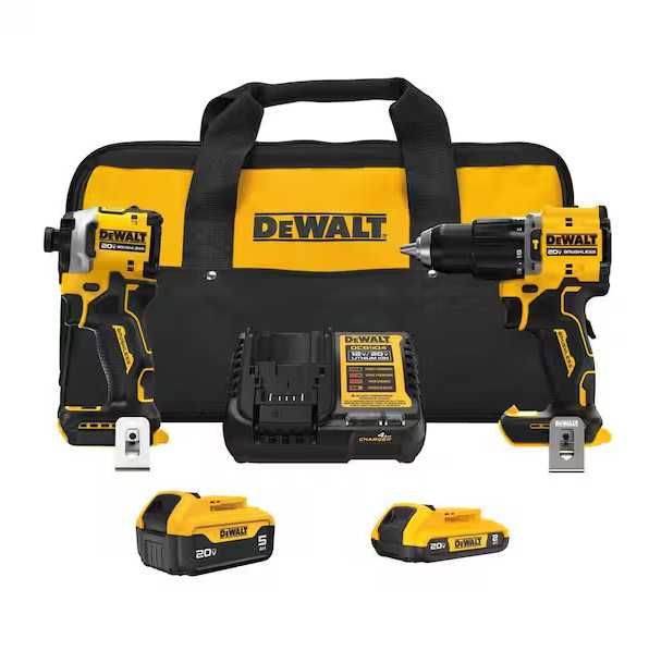 Zestaw wiertarko-wkr. udarowa, zakrętak udarowy DeWalt 20V DCK200D1P1