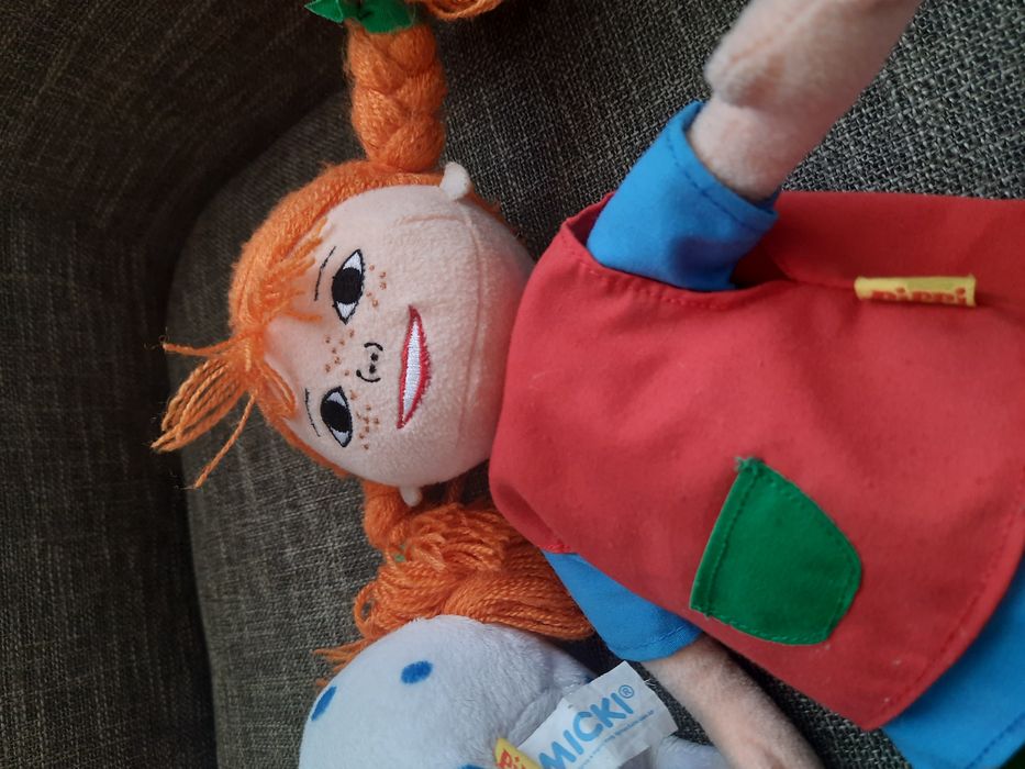 Pippi Langstrumpf i koń - maskotki