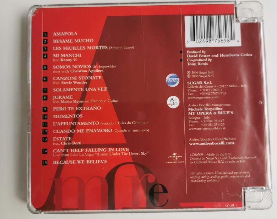 CD - Andrea Bocelli423157682773708801