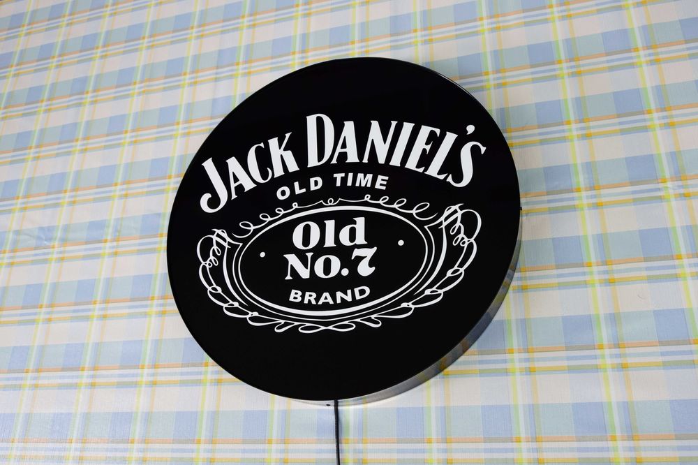 LED Neon JACK DANIELS, Logo 3D, Reklama do baru, Plafon, Prezent