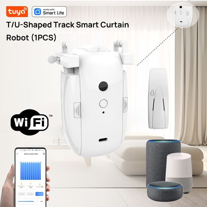 Motor/Robot para cortinas - WIFI - SMART LIFE ou TUYA
